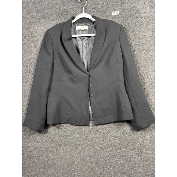Tahari Jackets & Blazers - Tahari Arthur S. Levine Blazer Jacket Size 16 Black 3 Button Casual Career